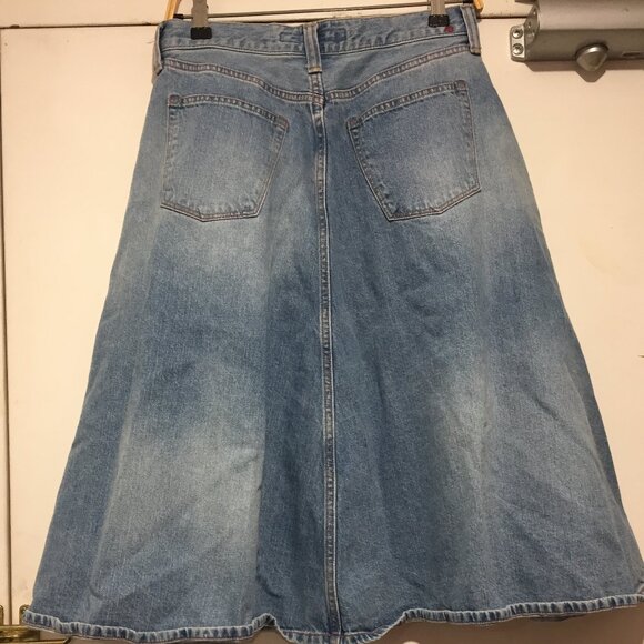BROCANTE FLARE DENIM SKIRTS SIZE 2 - Picture 3 of 7